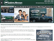 Tablet Screenshot of catlowmovers.com